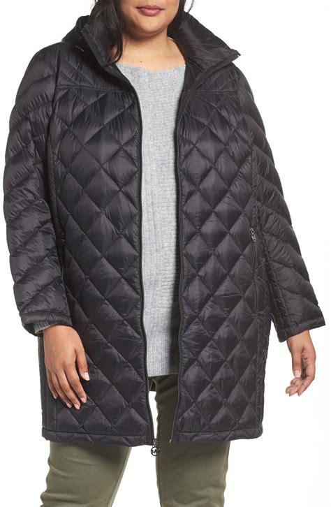 michael kors long packable down coat|Michael Kors ultra lightweight down.